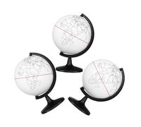 HAPINARY 3pièces Décoration De Globe Vierge à Peindre Lot De Petits Modèles De Globe Non Peints Pour Bricolage Diy Et Coloriage à Domicile