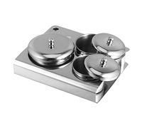HAPINARY 3pièces Gobelet Pour Liquide Acrylique Gobelet Pour Manucure Avec Couvercle Pour Liquide Pour Ongles