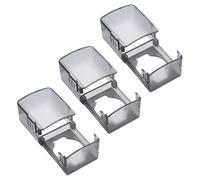 HAPINARY 3pièces Verrou de Porte Noir pour Salle de Bain Cache de Verrou de Sécurité pour Garçon Fille Anti-ouverture Adapté aux Poignées de Porte Intérieures aux Placards