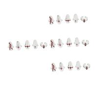 HAPINARY 4 Ensembles De Bagues À Ongles, Bagues À Bout D'Ongle, Bijoux De Doigt, Décoration De Doigt Pour Femme, Bague Pour Femme, Bague À Bout De Doigt, Bijoux Pour Femme, Bague, Bijoux,