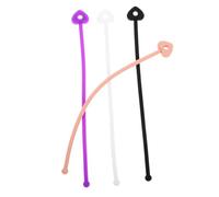 HAPINARY 4 Pcs Shampooing Brosse Corde Accessoires De Outils De Soins Capillaires Cuir Chevelu Shampooing Longes Brosse De Bain Brosse De Nettoyage Brosse Shampooing Brosse Silicone Laisse