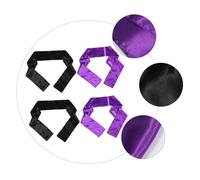 HAPINARY 4 pièces Bandeaux Larges Satin pour Perruques Écharpes Multifonctions pour Sport et Maquillage Accessoires Cheveux Femme Aération et Protection Antidérapante
