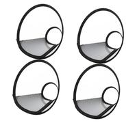 HAPINARY 4 Pièces Collier de Protection Transparent pour Chats et Chiens Colerette Anti-léchage Réglable Plastique Confortable et Sécurisé Protection Post-opératoire pour Petits Animaux