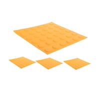 HAPINARY 4 pièces Dalles Tactiles Aveugles Antidérapantes Lot Pour Chemins Extérieurs Intérieurs Bâtiments Publics et Centres Commerciaux