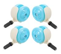 HAPINARY 4 Pièces de Rechange pour Trotteur Garçon Fille Silencieuses et Antidérapantes Rotation Plastique pour Sols Durs et Tapis