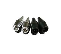 HAPINARY 4 pièces Dispositif Sifflet Avertissement Cerf Avertisseur Sonore pour Voiture Animaux Montage Adhésif Facile Protection Collision Véhicule-faune Noir