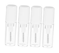 HAPINARY 4 Pièces Gel Transparent Sourcils Liquide Coiffant Naturel Tenue Longue Durée Gel Léger Résistant à la Transpiration Déplacement 4pcs