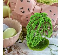 HAPINARY 4 Pièces Miniature Trees for Diorama Landscape Plastic Model Trees for Railroad and Architectural Scenery Compact Scale Model Plants