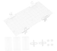 HAPINARY 4 Pièces Panneau D'isolation D'aquarium Réservoir Aquarium Réservoirs De Poisson Diviseur Aquarium De Poissons Tropicaux Diviseurs Séparateur D'aquarium Accessoires PP