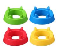 HAPINARY 4 Pièces Support de Présentation de Basket en PP, Base Stable | Socle pour Football et Autres Ballons de Sport, Texture Épaisse, Prise en Main Confortable, Usage Salle