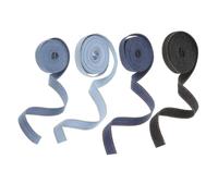 HAPINARY 4 Rouleaux Ruban Denim Couture Tissu pour Nœuds Accessoires DIY Décoration de Vêtements et Bouquets de Mariée Assortiment