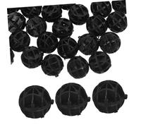 HAPINARY 40 Pièces Biococcus Filtres D'Aquarium Boules Réutilisables Fourniture D'Aquarium Accessoires De Filtre Boule Filtrante avec Coton Filtre D'Aquarium Compact Petites Boules