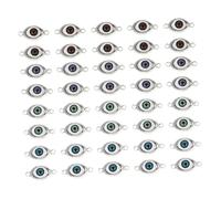 HAPINARY 40 pièces Pendentifs Forme Œil Alliage Vintage Breloques Artisanales pour Création Bijoux Adaptées pour Colliers Bracelets et Boucles Oreilles Cadeau DIY Élégance