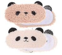 HAPINARY 4pièces Barrette Panda Et Ours Accessoires De Cheveux Animaux Pour Filles Éléments De Coiffure Adorables Et Pratiques