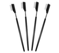 HAPINARY 4pièces Peigne à Métal Brosse à Séparateur Outils Pour Équipement De Maquillage Pratique Et Léger