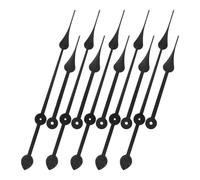 HAPINARY 5 Ensembles de Grandes Aiguilles D'horloge Murale en Aluminium Noir Kit de Fabrication D'horlogerie Installation Facile et Précision pour Décoration Maison