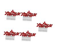 HAPINARY 5 Pièces Accessoires De Cheveux De Mariage Accessoires De Demoiselle D'Honneur Bandeau De Mariée Coiffe De Fête De Mariage De Mariée Peignes De Cheveux De Mariée Accessoire De