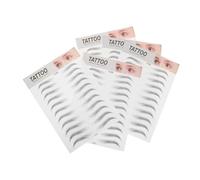 HAPINARY 5 Pièces Autocollants Pour Sourcils Noirs Transferts De Sourcils Temporaires Adhésifs De Maquillage Naturels Lot