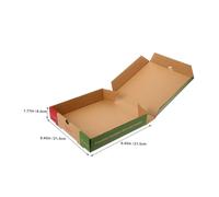 HAPINARY 5 Pièces Boîtes à Pizza Pliables Carton Épais Conteneurs à Emporter pour Pizzas Fraîches Boîtes à Emballage Respirantes pour Restaurant Fête et Boulangerie