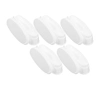HAPINARY 5 Pièces Boîtes de Poudre à Tremper pour Ongles Plateau French Manucure Portable et Facile à Nettoyer Compatible avec Chaque Doigt Organisation Propre pour Salon et Usage Personnel