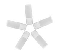 HAPINARY 5 pièces Flacons Rechargeables Double Chambre pour Lotion et Huile Séparation Eau-huile Contenants Cosmétiques pour Échantillons de Fond de Teint et Soin Lot