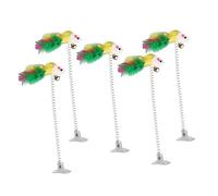 HAPINARY 5 Pièces Jouet De Souris De Ressort De Chat Jouets pour Chats Jouets Interactifs pour Chat Jouet Casse-tête pour Chat Teaser De Chaton Jouets Chaton Jouets De Chat De Printemps