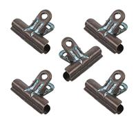 HAPINARY 5 Pièces Pinces à Papier Rétro Fer Robuste Clips de Reliure Petits pour Bureau et Décoration Serre-documents pour Photos et Organisation de Fichiers