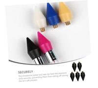 HAPINARY 5 Pièces Pointes de Cire pour Stylo Diamant Art Recharge Double Tête pour Outil de Ramassage de Accessoires DIY Bricolage Précision et Confort pour Débutants et Amateurs