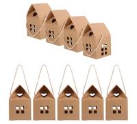 HAPINARY 50 Boîtes en Carton Kraft de Maison 50 Pièces Boîte à Dragées pour Mariage Présents D’invités Emballage Écologique