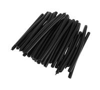 HAPINARY 50 Pièces Embouts de Crochet Antidérapants pour Cintres en Pvc Noir, Capuchons de Protection Flexibles Isolation, Faciles à Installer pour Protéger Crochets