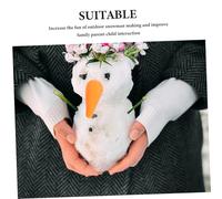 HAPINARY 50 Pièces Nez Carotte Faux pour Bonhomme de Plastique Résistant Au Gel Accessoire DIY pour Décorations Hiver Extérieur Orange Compatible Variées