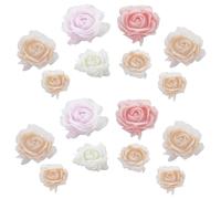 HAPINARY 50pièces Breloques Pour Ongles Forme De Fleur Décorations Plastiques Pour Nail Art Fournitures De Manucure Diy Styles Variés