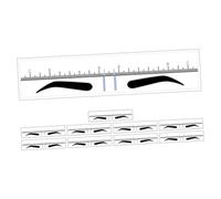 HAPINARY 50pièces Pochoir à Sourcils Gabarit De Mise Forme Kit De Pochoirs Règle De Positionnement Modèle De Maquillage