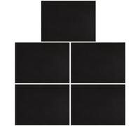 HAPINARY 5pcs Insert Plastique Noir Mat pour Fond de Paquet à Main, Support Rigide en Pp, Base Rectangulaire pour Organiser et Stabiliser Paquet Fourre-tout, pour Voyage et DIY