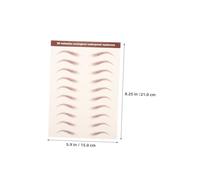 HAPINARY 6 Feuilles Autocollants Sourcils Imperméables Lot Tatouage Temporaire Peel Off pour Maquillage Naturel et Mise Forme Facile