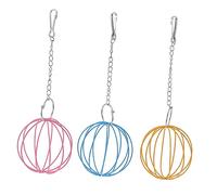 HAPINARY 6 Pièces Balle d'herbe De Lapin Distributeur D'aliments pour Lapins Chargeur De Boules d'herbe Jouets Petites Créatures Jouets pour Cochons d'Inde Mangeoire pour Lapin Jouer Le Fer