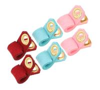 HAPINARY 6 Pièces Bird Foot Rings Adjustable Soft Leg Bands for Parrots Pigeons and Small Birds Durable Training Accessories