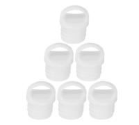 HAPINARY 6 Pièces Bouchon de Vidange en Caoutchouc Rond pour Seau à Serpillière, Accessoire Étanche et Anti-Fuite, Remplacement pour Seaux de Nettoyage
