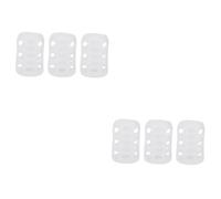 HAPINARY 6 Pièces Coque en silicone housse de protection pour biberon manchon de bouteille d'eau trucs de bébé manchon en silicone pour bouteille de lait couverture en silicone blanche