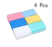 HAPINARY 6 pièces Éponge de Bain Tactile pour Garçon Fille de Brosses Sensorielles Jaune Blanc Vert Bleu Rose Bleu Accessoire de Bain Doux et Sécurisé pour Peau Sensible Couleur Aléatoire