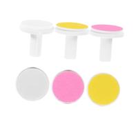 HAPINARY 6 pièces Kit Têtes de Meulage pour Ongles et Adulte Abrasif Compatible Outils de Manucure Électriques de Rechange pour Limage et Coupe Douce