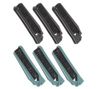 HAPINARY 6 Pièces Lot de Peignes Pliables Double-dents Compact pour Coiffure Voyage Homme Femme Brosse de Poche Légère pour Démêlage Doux et Coiffage Quotidien