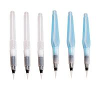 HAPINARY 6 pièces Lot Stylos Pinceaux à Eau Rechargeables pour Garçon Fille Pointe Nylon Souple Réserve Deau Capacité Accessoire Peinture Aquarelle DIY Palette Mixte Garçon Fille