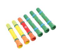 HAPINARY 6 pièces Sifflet Bois Portable Instrument Musical Garçon Fille Éducatif pour Développer Attention Reconnaissance Musicale Jeu Créatif pour Garçons et Filles Couleur Aléatoire