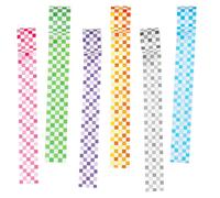 HAPINARY 6 Rouleaux Washi Tape à Motif Quadrillé X Rubans Adhésifs Écrits Sans Résidu pour Loisirs Créatifs Scrapbooking Décoration et Activités Garçon Fille