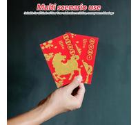 HAPINARY 60 pièces Vietnamese Lunar Year Packets Year Of The Horse Traditional Lucky Money Envelopes For Tet Festival Celebrations