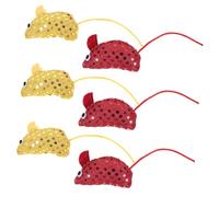 HAPINARY 6Pcs Simulation Souris Et Chat Souris Chat Chat Choses Rat Normier Chat Chien Chat Truc Chat Triche