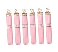 HAPINARY 6Pcs Support De à èvres Compact 7ml Tube De Brillant à èvres Portable En Pour Femmes Récipient à à èvres Et Gloss à èvres