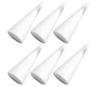 HAPINARY 6pièces Cônes Mousse Polystyrène pour Décoration de Noël Unités Hauteur Base pour Sapins Gnomes Projets DIY Embellissements Floraux et Décorations Intérieur