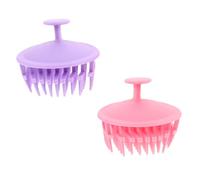 HAPINARY 6pièces Peigne De Massage Pour Cheveux Brosse De Shampooing Autonettoyante Gommage Du Chevelu Pour Douche